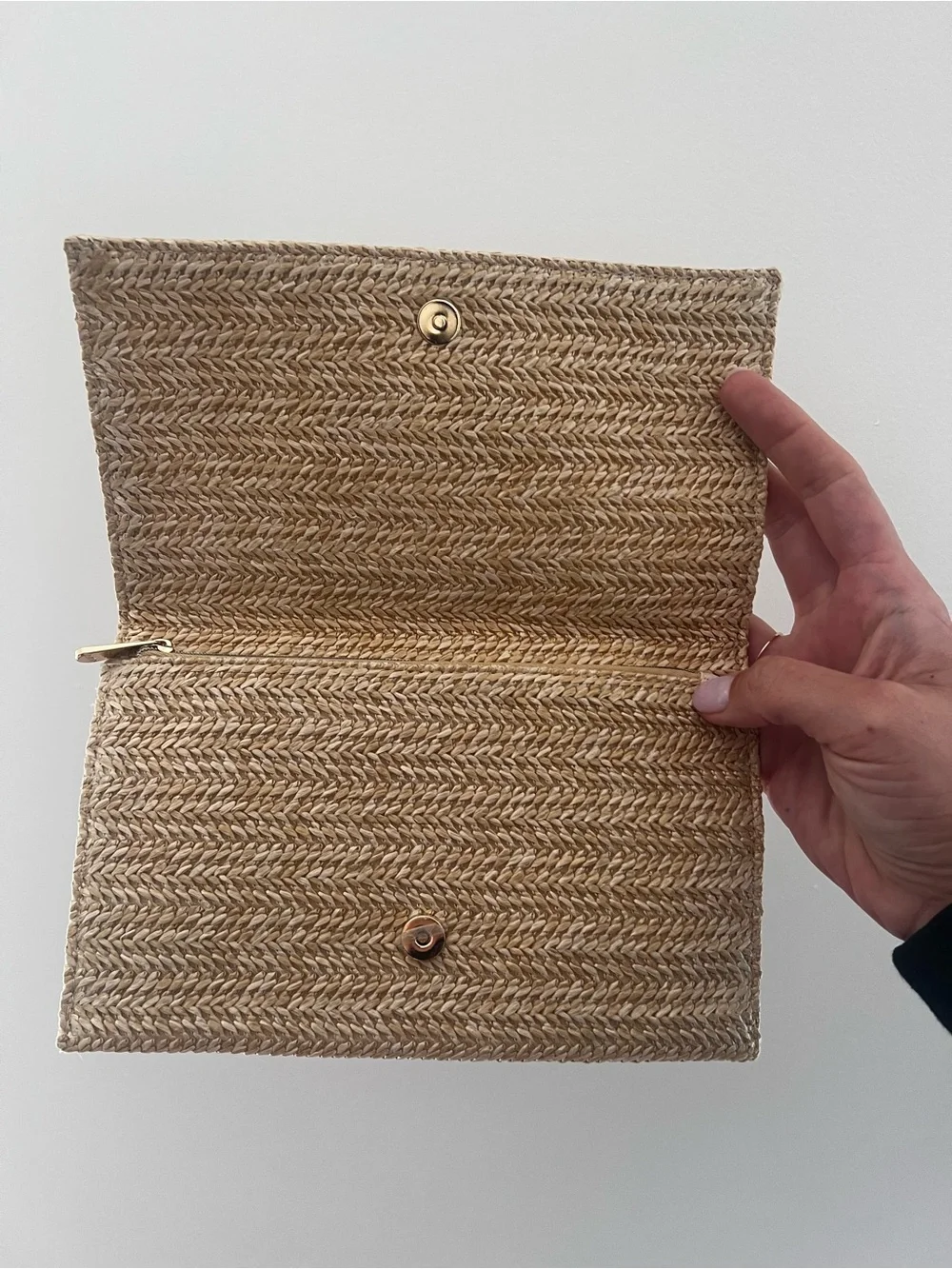 Dior Raffia clutch
